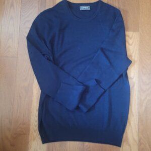 Express fine merino wool sweater - darker blue